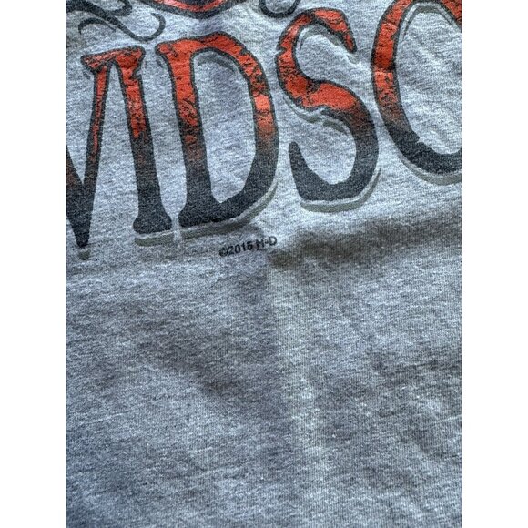 Harley Davidson Dublin Ireland T-Shirt Size Large Gray 2015 Beefy T Cotton Blend - Picture 9 of 10